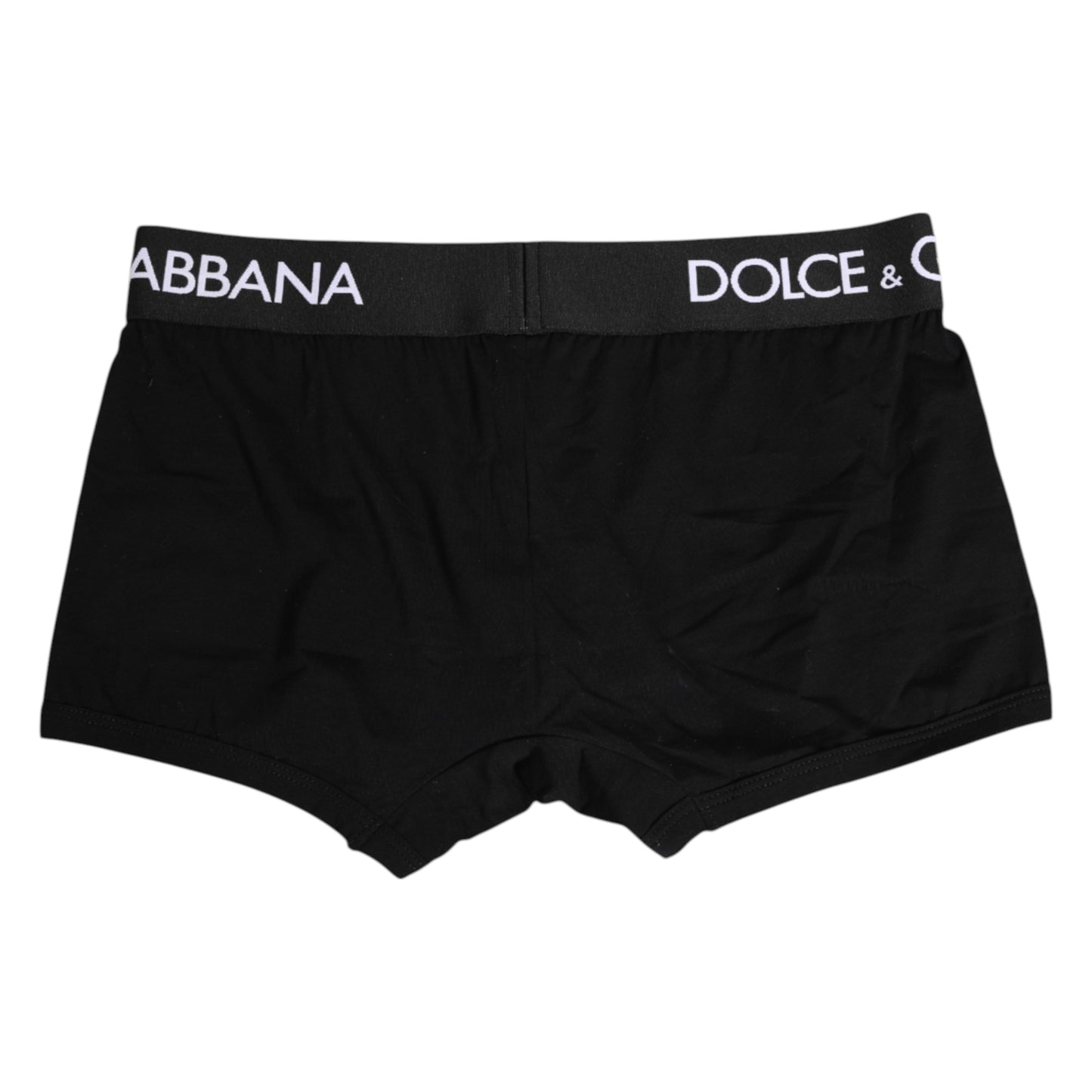 Dolce &amp; Gabbana – Schwarze Boxershorts aus Baumwollstretch in regulärer Passform