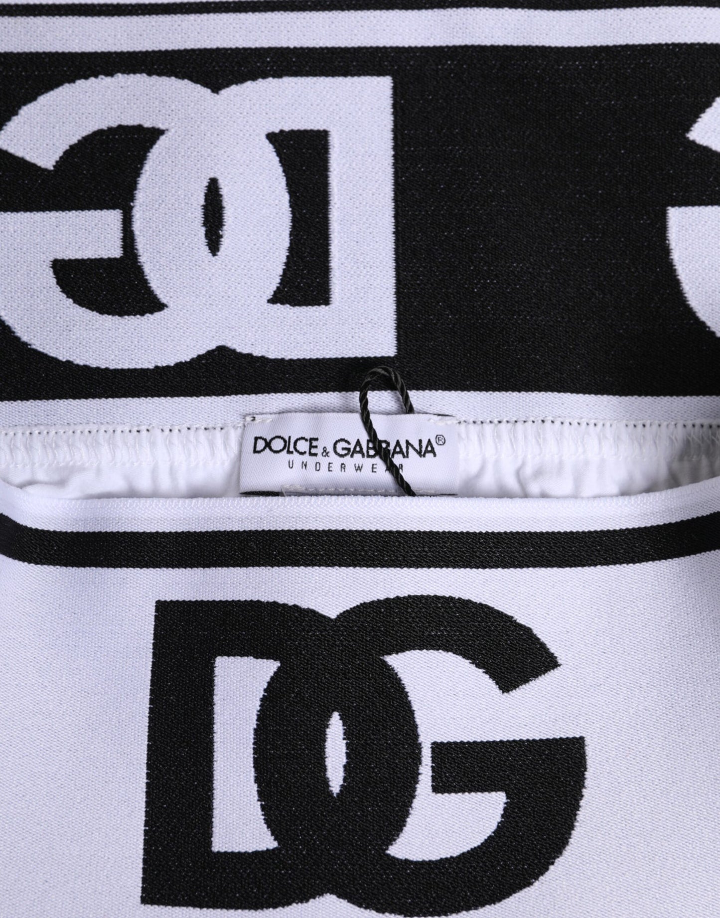 Dolce &amp; Gabbana – Boxershorts aus weißem Baumwollstretch in normaler Passform