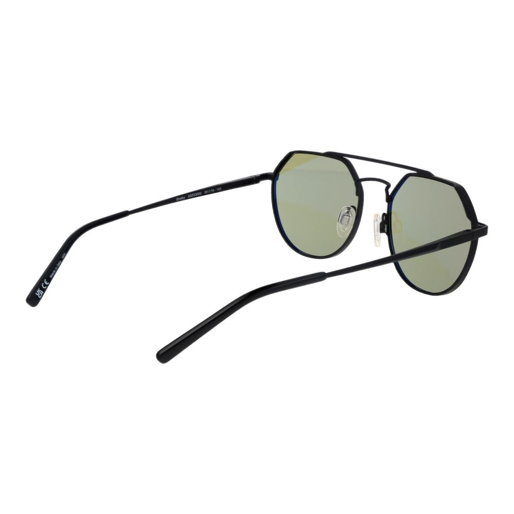 Serengeti Schwarze Unisex-Sonnenbrille