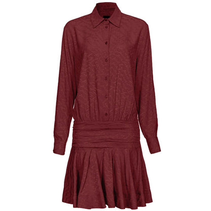 PINKO Red Silk Women Dress