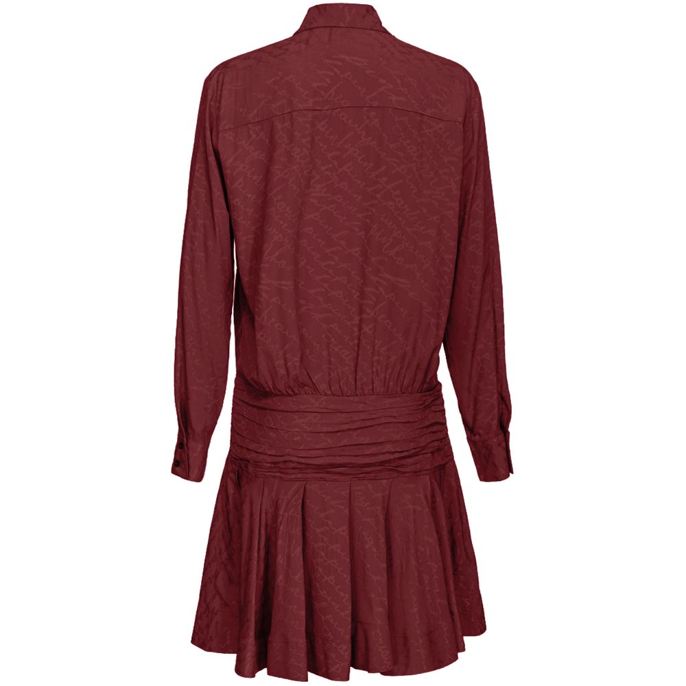 PINKO Red Silk Women Dress