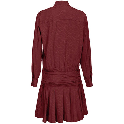 PINKO Red Silk Women Dress