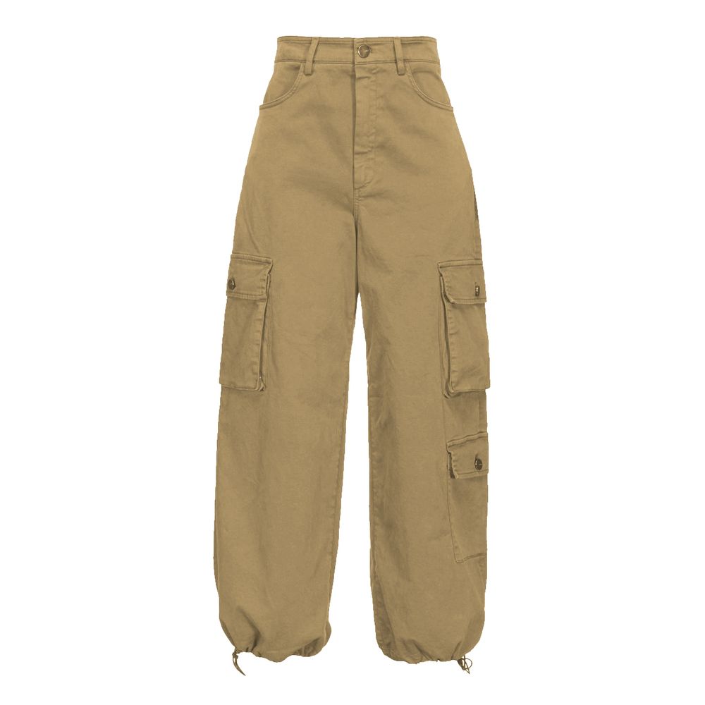 PINKO Beige Baumwoll-Cargohose für Damen