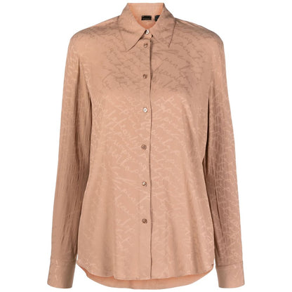 PINKO Beige Seidenhemd für Damen