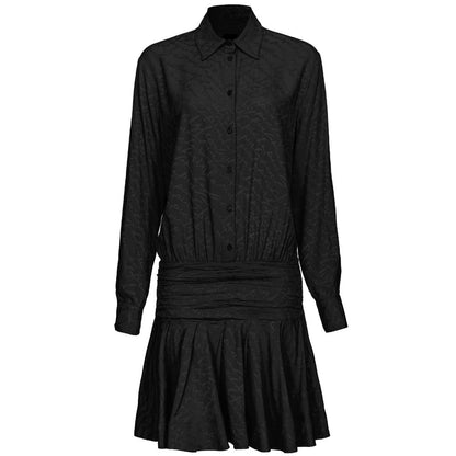 PINKO Black Silk Women Dress