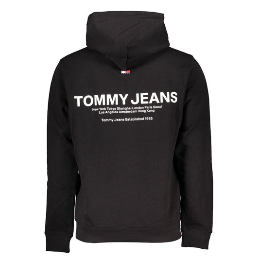 Tommy Hilfiger – Schwarzer Baumwollpullover