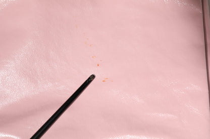 Dolce &amp; Gabbana – Minirock aus glänzender rosa Baumwolle mit mittlerer Taille