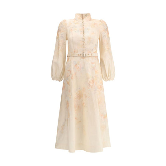 Zimmermann – Langes Kleid mit Blumenmuster