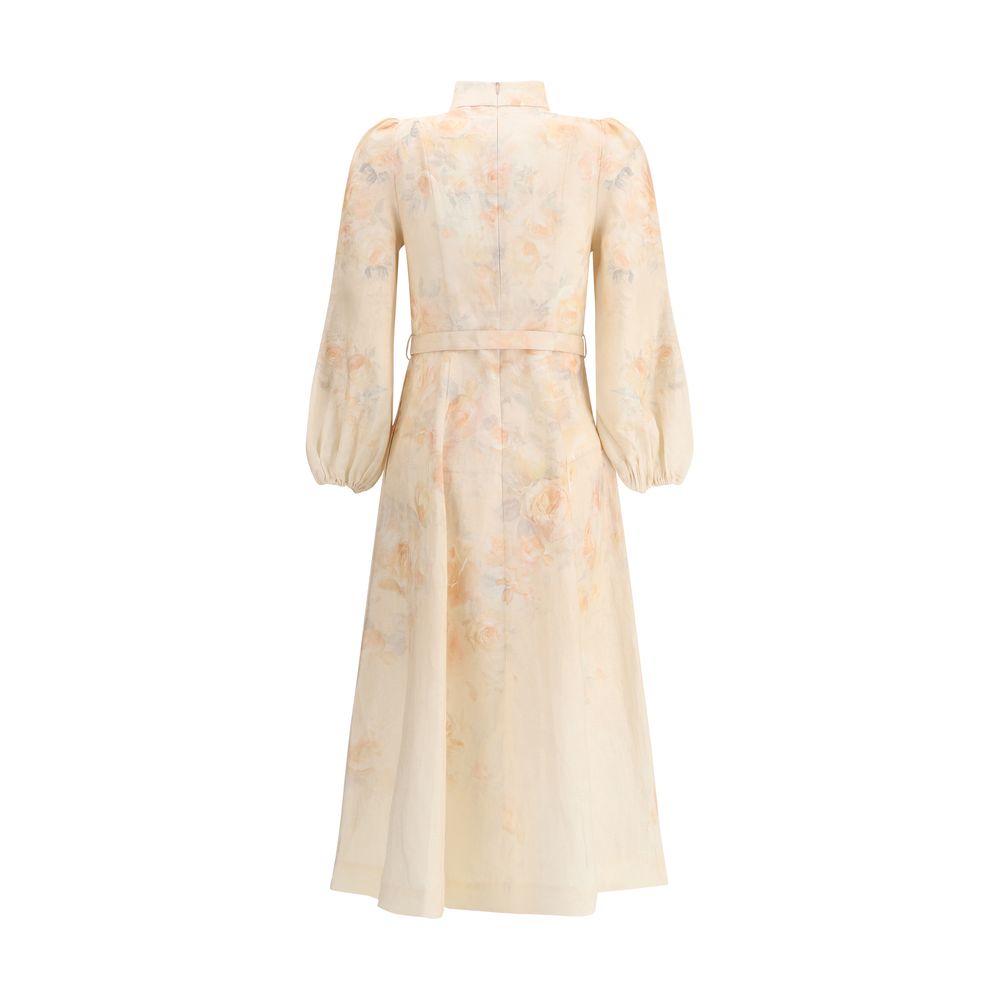 Zimmermann – Langes Kleid mit Blumenmuster