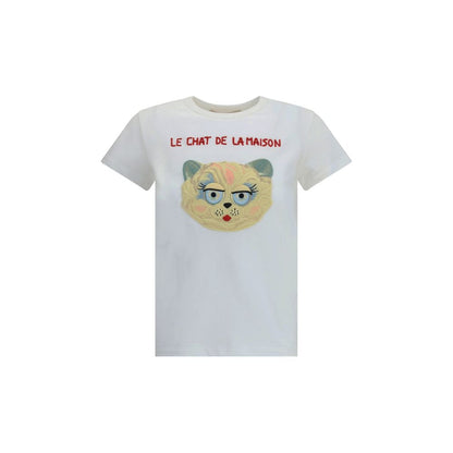 Valentino Weißes Baumwoll-T-Shirt