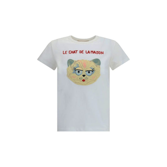 Valentino Weißes Baumwoll-T-Shirt