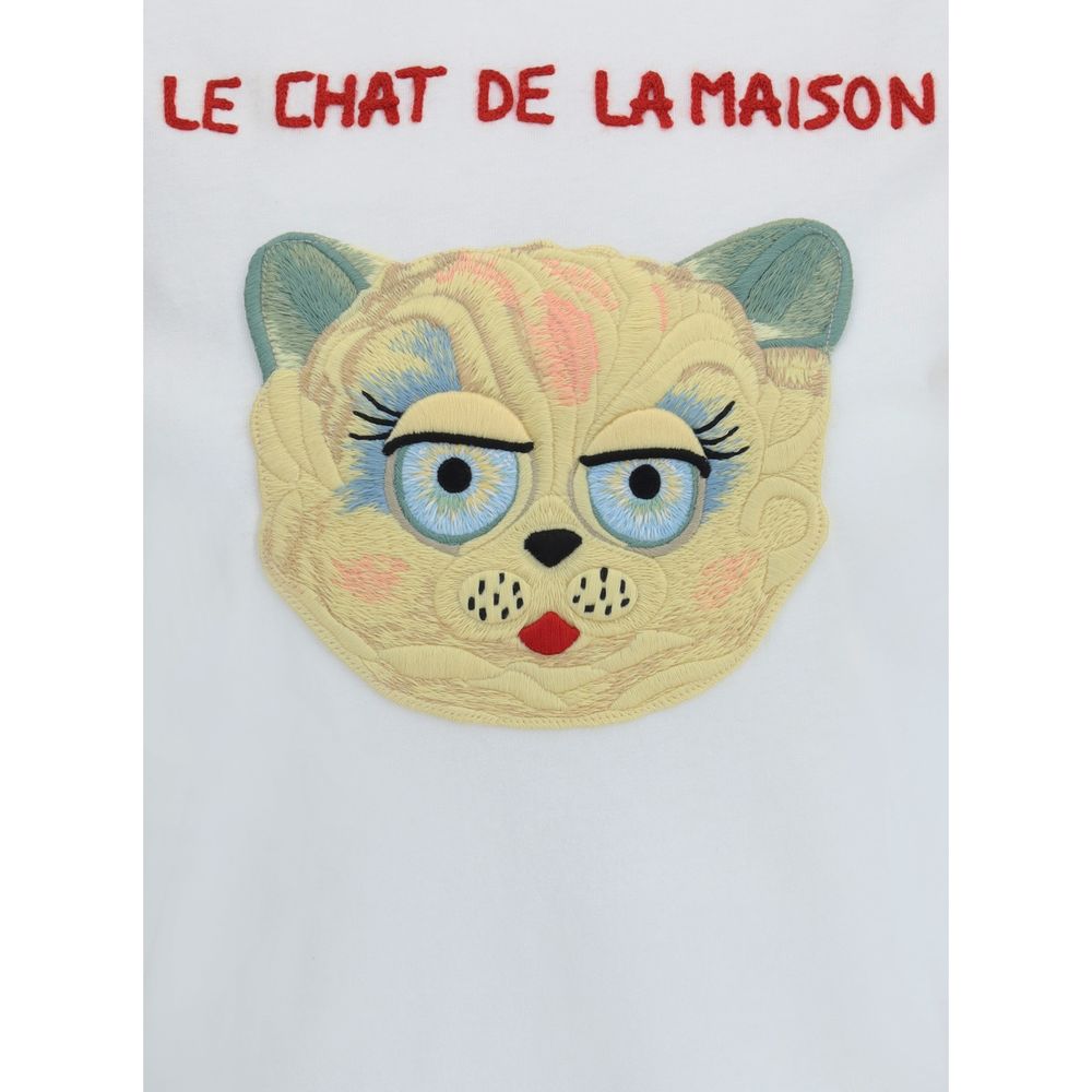 Valentino Weißes Baumwoll-T-Shirt