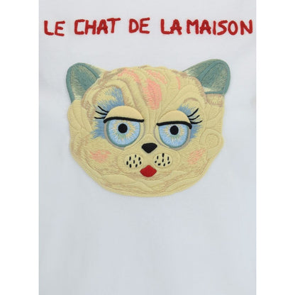 Valentino Weißes Baumwoll-T-Shirt