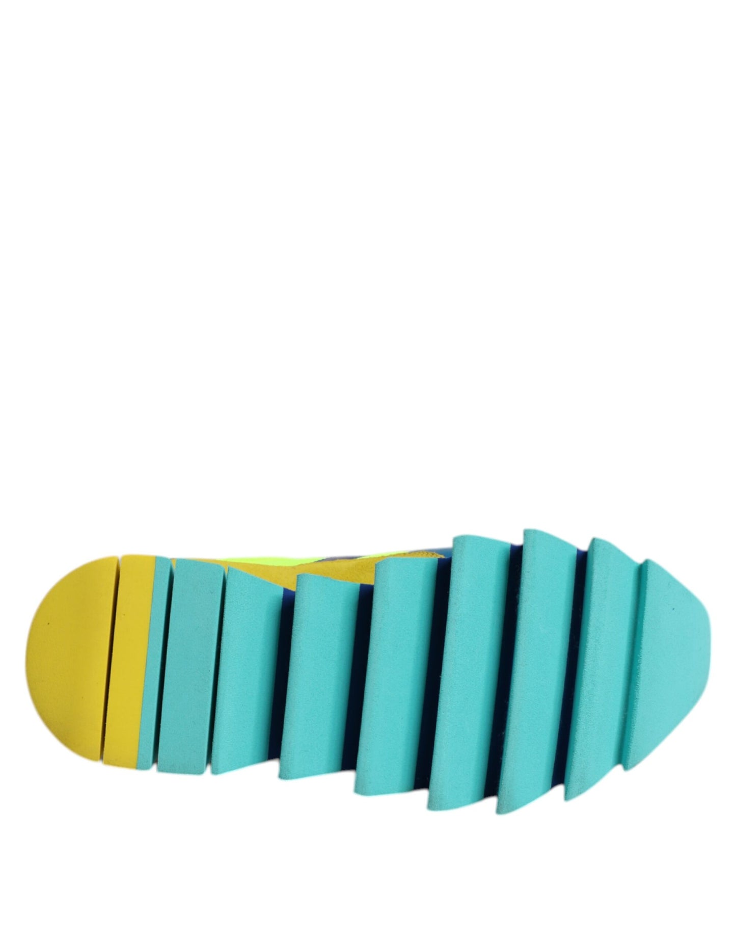 Dolce &amp; Gabbana Mehrfarbige Leder Low Top Herren Sneakers Schuhe