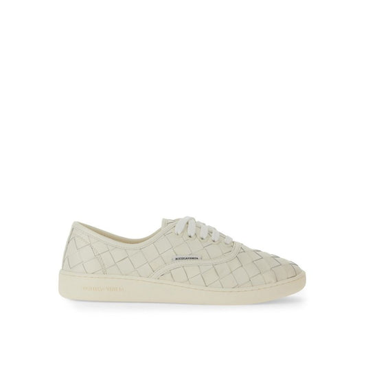 Bottega Veneta Sneaker aus weißem Kalbsleder