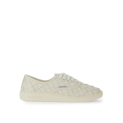 Bottega Veneta Sneaker aus weißem Kalbsleder