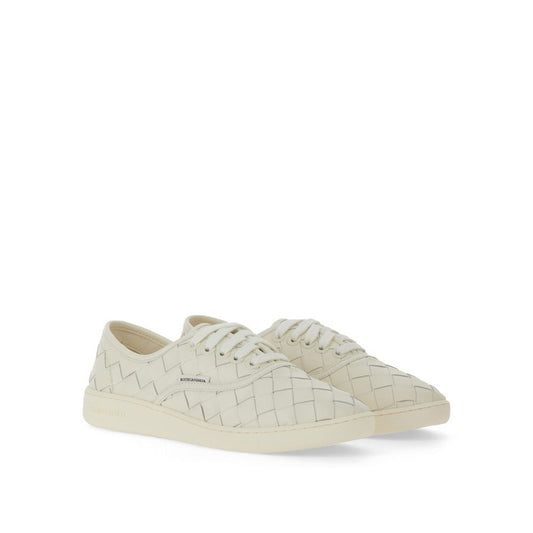 Bottega Veneta Sneaker aus weißem Kalbsleder
