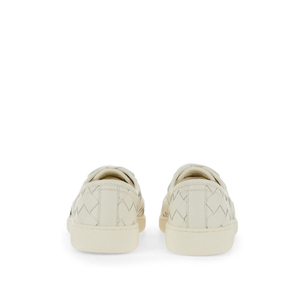 Bottega Veneta Sneaker aus weißem Kalbsleder