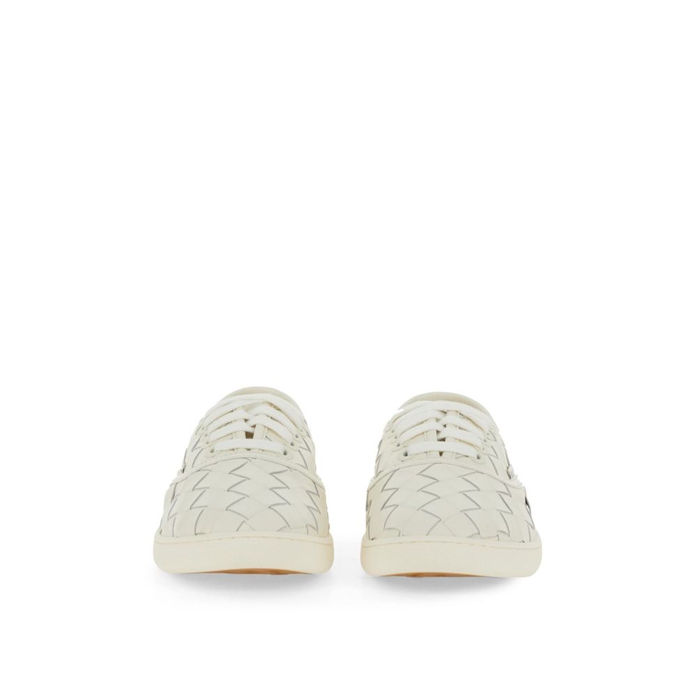Bottega Veneta Sneaker aus weißem Kalbsleder