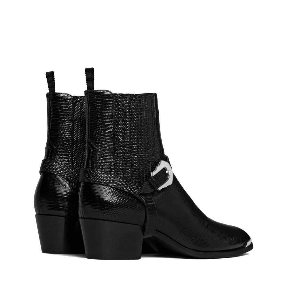 Celine Chelsea Boots aus schwarzem Kalbsleder