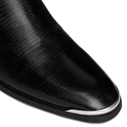 Celine Chelsea Boots aus schwarzem Kalbsleder