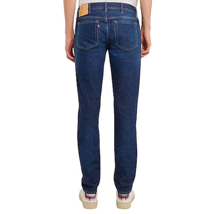 Acne Studios – River – Dunkelblaue Jeans aus Baumwolldenim