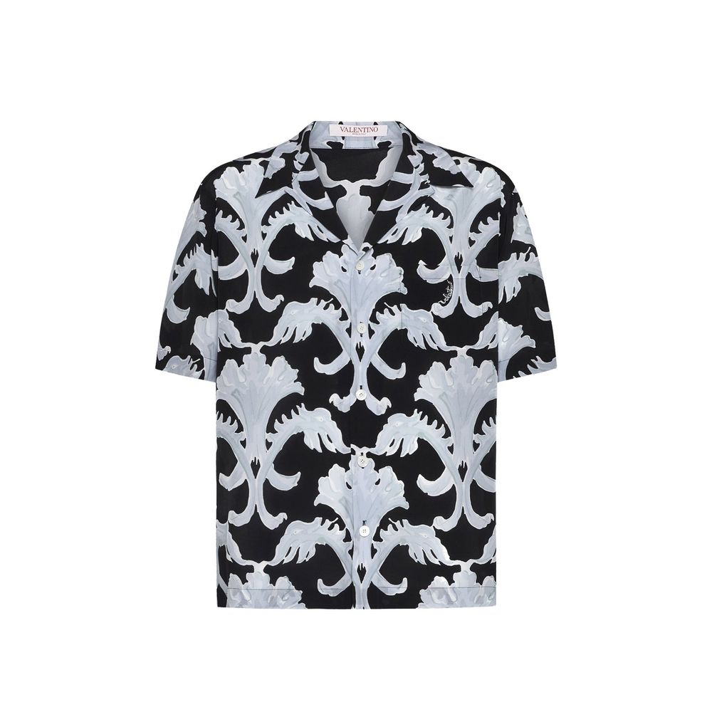 Valentino Garavani – Bowlinghemd mit Metamorphos-Wanddruck