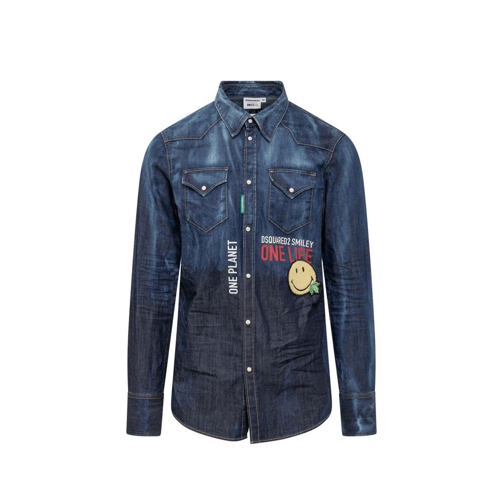 Dsquared² Jeanshemd in Blau