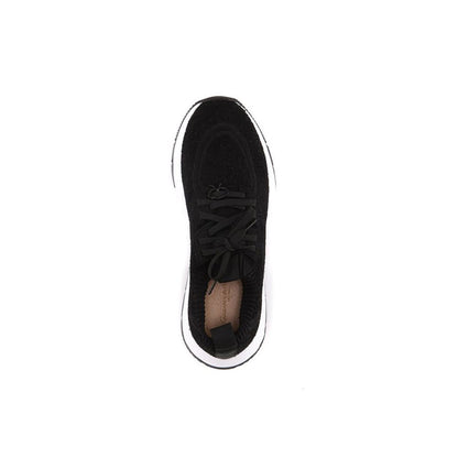 Gianvito Rossi Black Fabric Athletic Sneakers