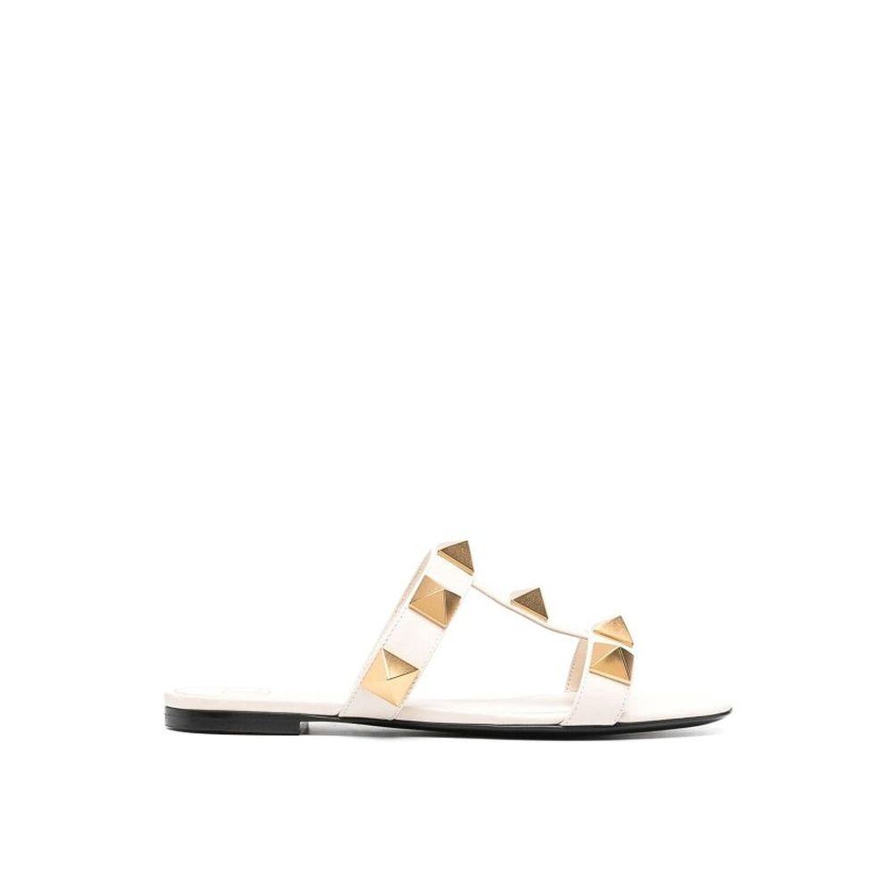 Valentino Garavani – Roman – Flache Ledersandalen mit Nieten