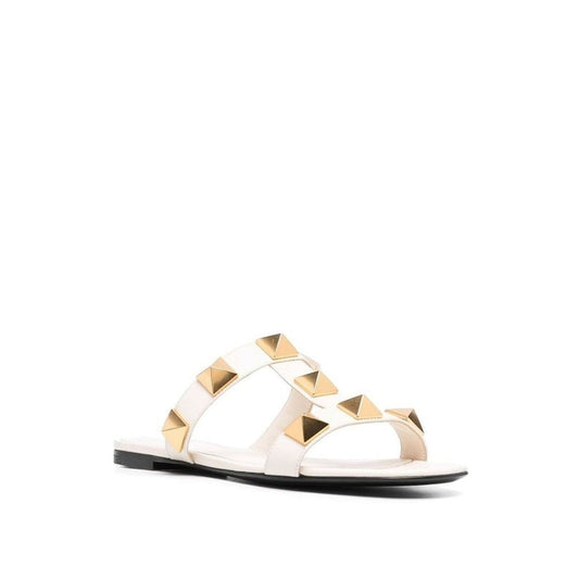 Valentino Garavani – Roman – Flache Ledersandalen mit Nieten