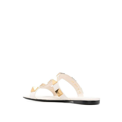Valentino Garavani – Roman – Flache Ledersandalen mit Nieten