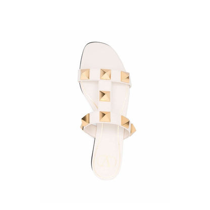 Valentino Garavani – Roman – Flache Ledersandalen mit Nieten