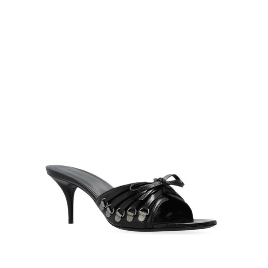 Balenciaga Cagole 70 Ledersandalen
