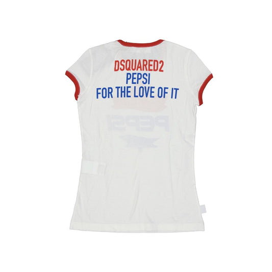 Dsquared² Weißes Baumwoll-T-Shirt