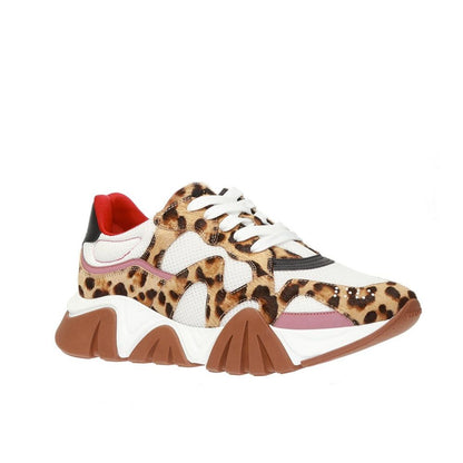 Versace Squalo Leoparden-Sneaker