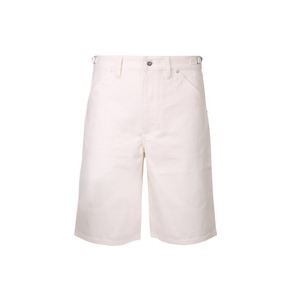 Jil Sander Weiße Jeansshorts