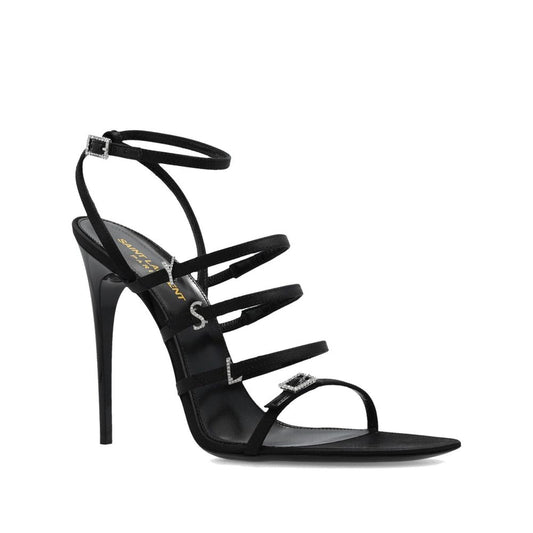 Saint Laurent Jerry Satin-Sandalen