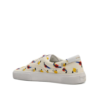 Saint Laurent Bedruckte Canvas-Sneakers