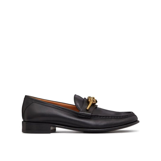 Valentino Garavani – Loafer aus Leder mit V-Logo „Moon“