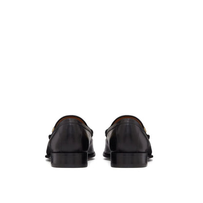Valentino Garavani – Loafer aus Leder mit V-Logo „Moon“