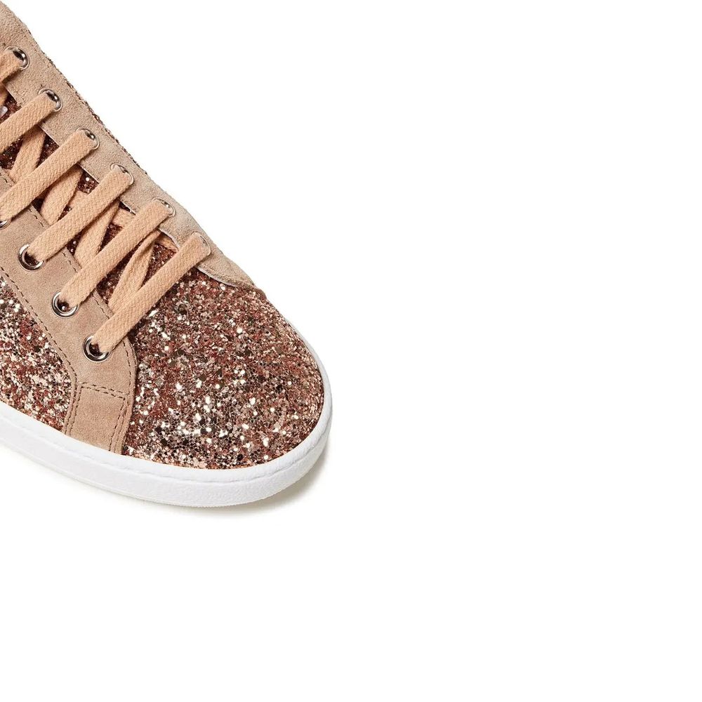Sergio Rossi – Glitzernde, gewebte Sneakers