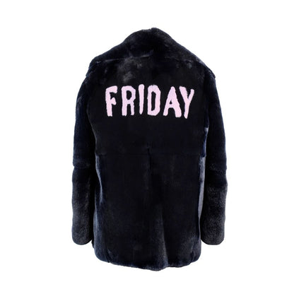 Alberta Ferretti – Friday – Kaninchenfelljacke