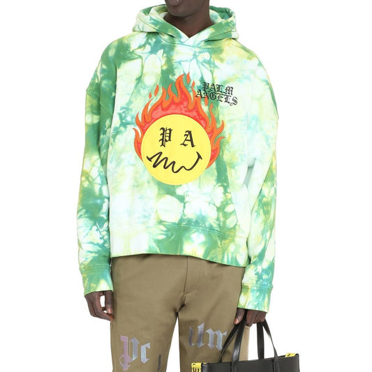 Palm Angels – Sweatshirt mit Kapuzenpatch