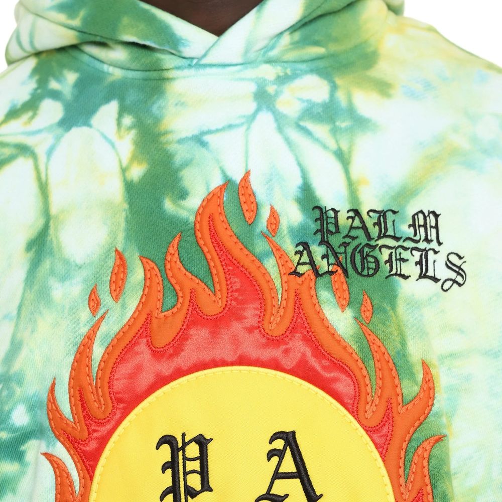 Palm Angels – Sweatshirt mit Kapuzenpatch