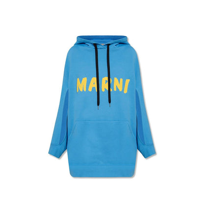 Marni Blue Cotton Sweatshirt