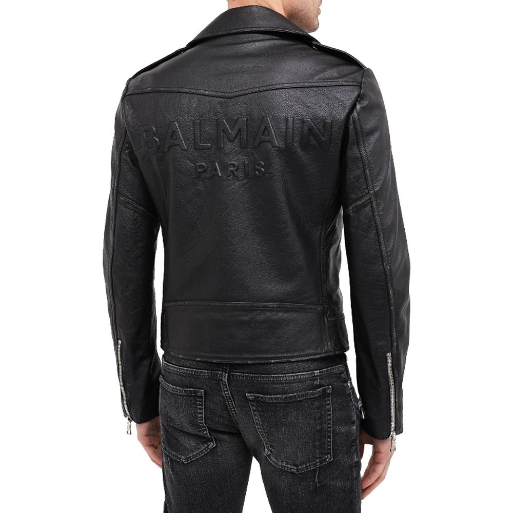 Balmain Lederjacke