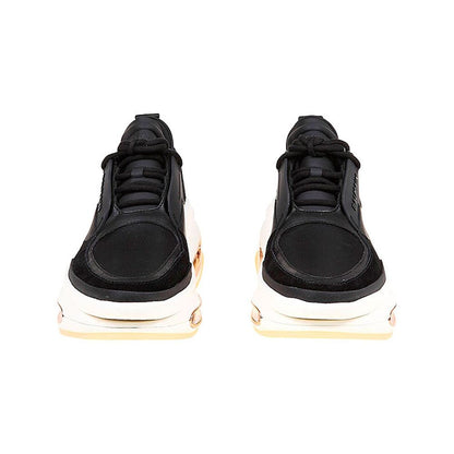 Balmain Black Calfskin Chunky Sneakers