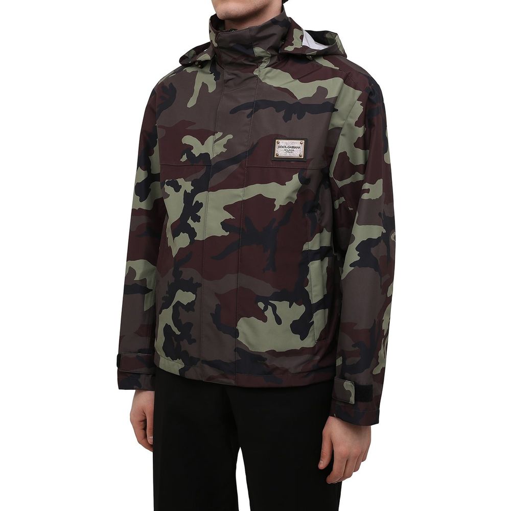 Dolce &amp; Gabbana Camouflage-Jacke