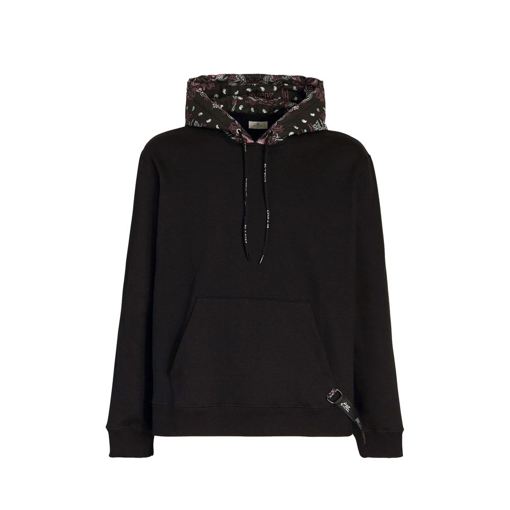 Etro Black Cotton Sweatshirt